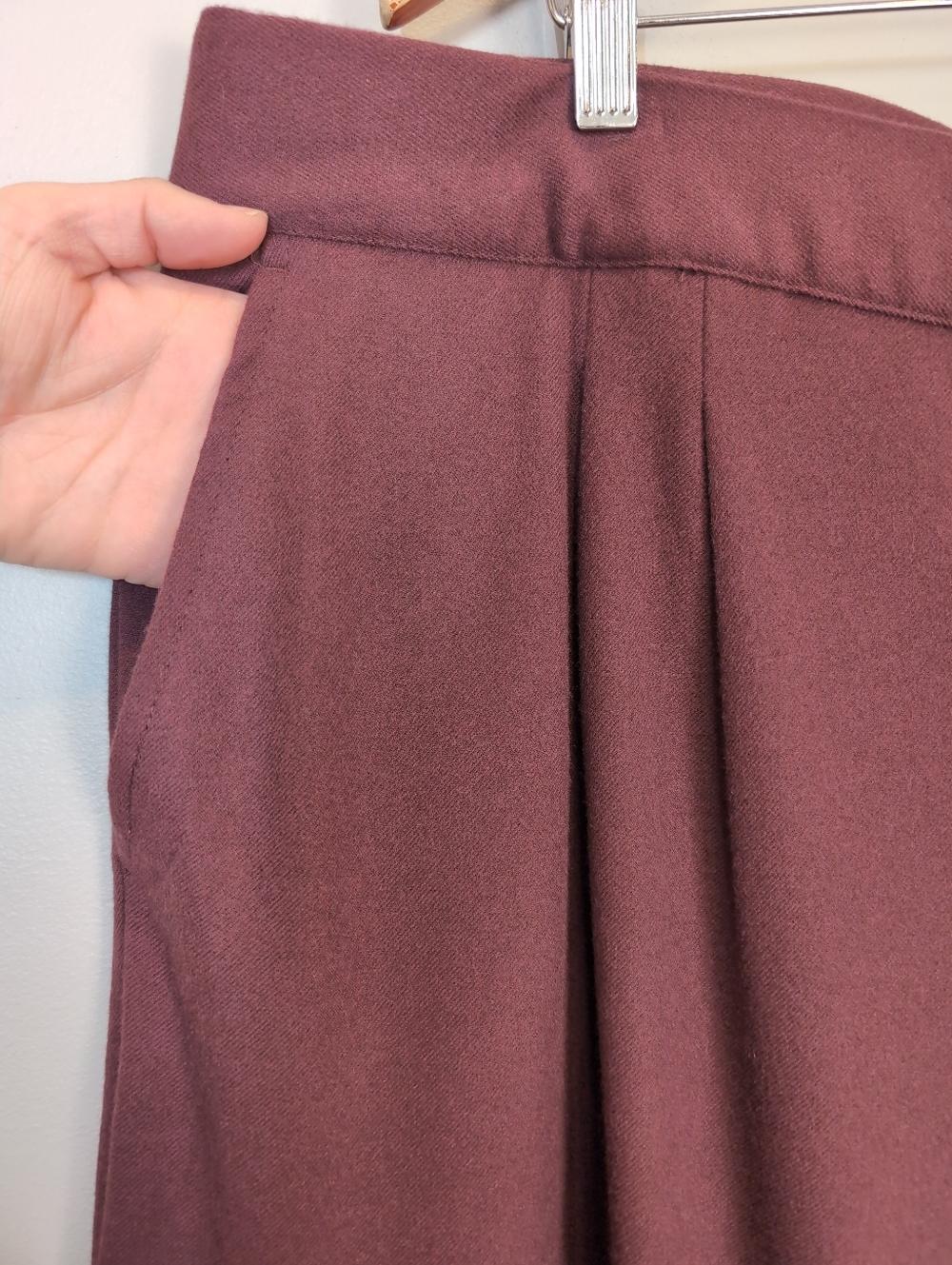 NEW Torrid Brushed Twill Wide Leg Pants Sassafras Purple Womens Plus Size 22 - Picture 10 of 15